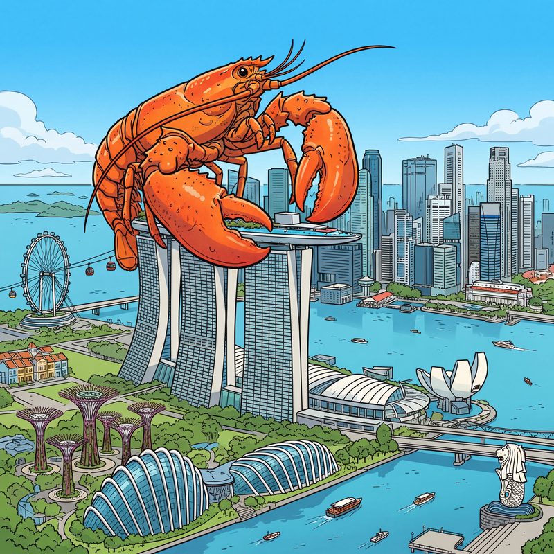ClawCon Singapore cover art